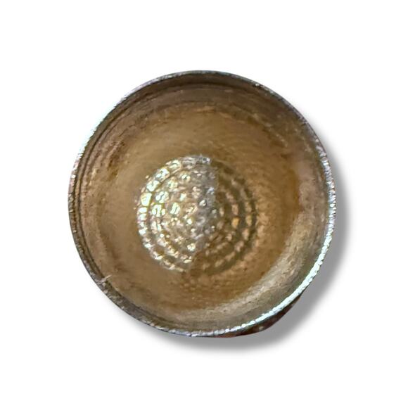 Vintage Souvenir Thimble Dimpled Silver Tone Neuschwanstein Castle Germany - Picture 5 of 7